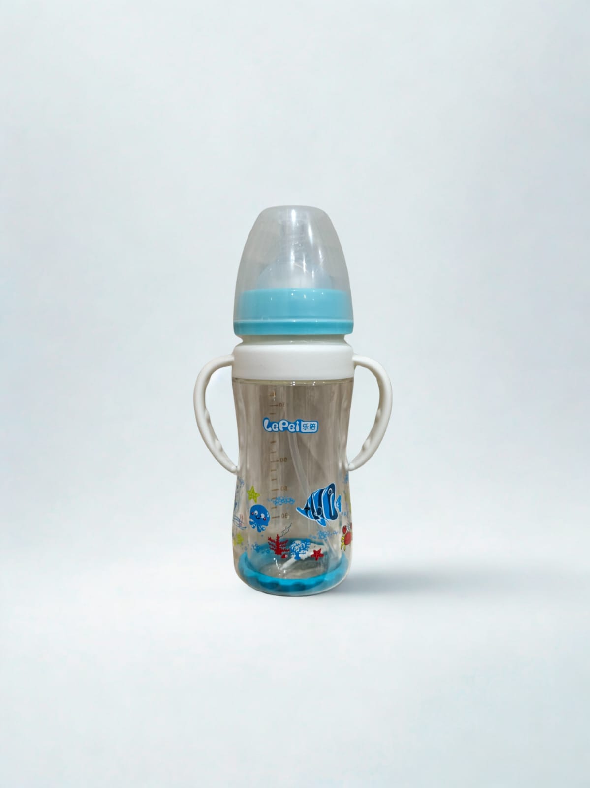Lepei Wide-Neck Glass Baby Feeder Bottle (180ml / 6oz)