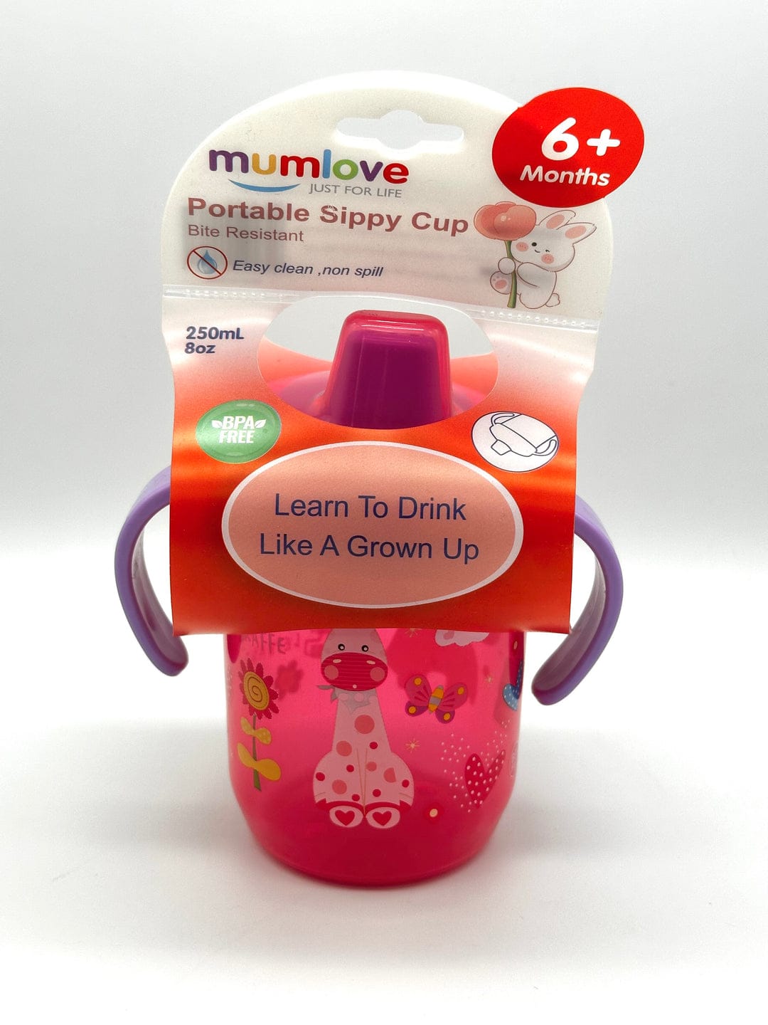 Sippy Cup 250ml (mum love) 6m+