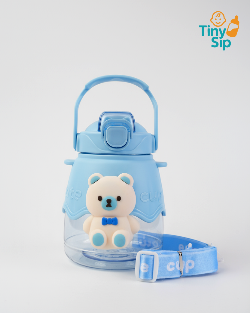 Cute Bear Baby Water Bottle – Fun, Safe & Portable