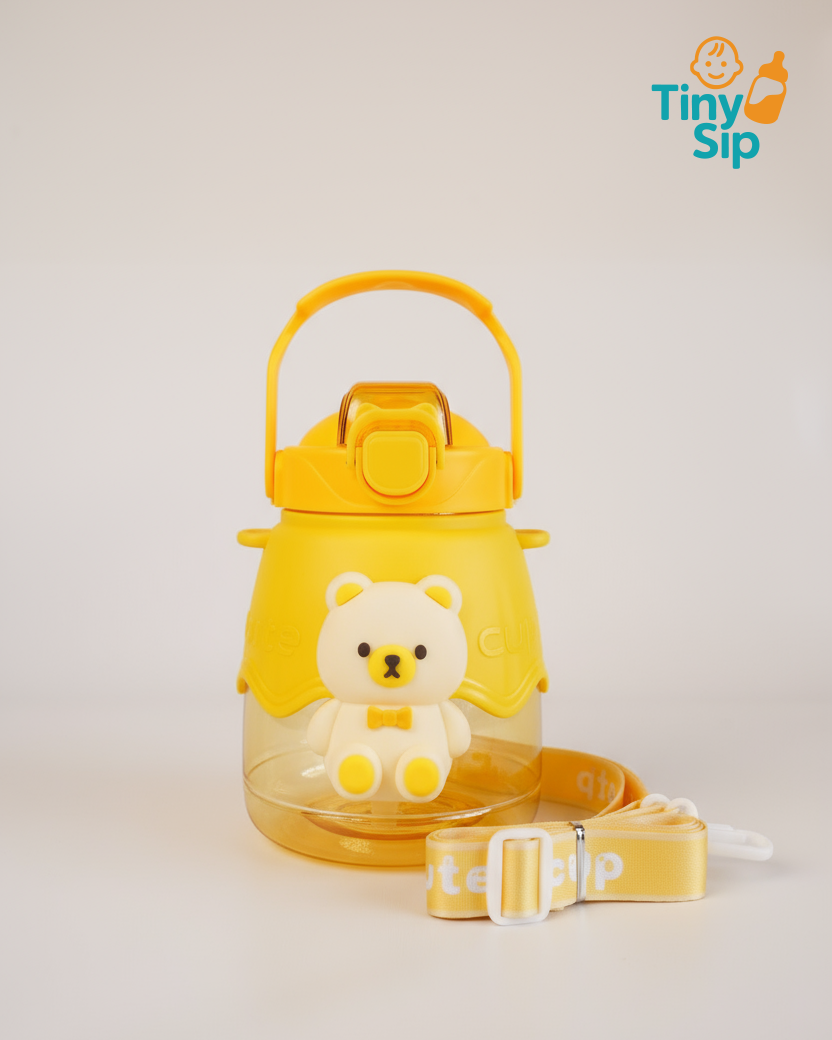 Cute Bear Baby Water Bottle â Fun, Safe & Portable