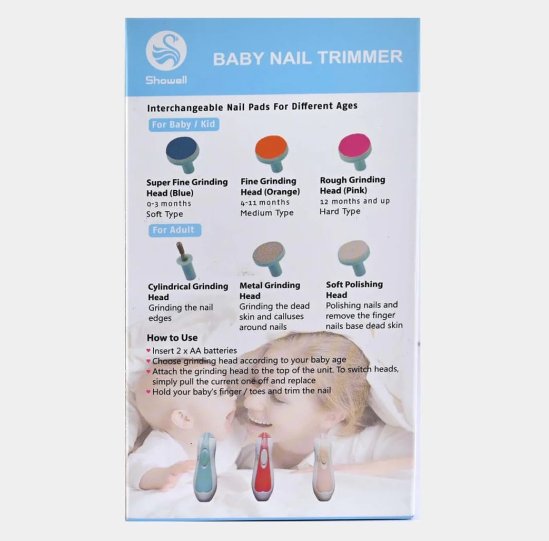 Baby electric  nail cutter manicure & Pedicure 0m+