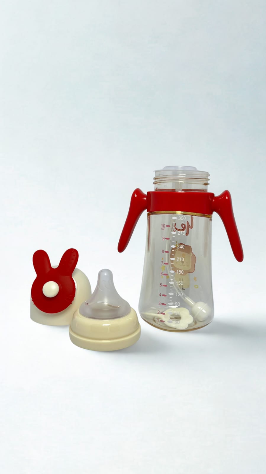 Yes Feeder Bottle with Bunny Cap & Handles (6oz / 180ml)